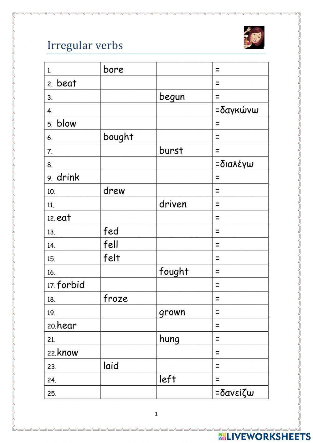 Irregular verbs-2-leave-b1