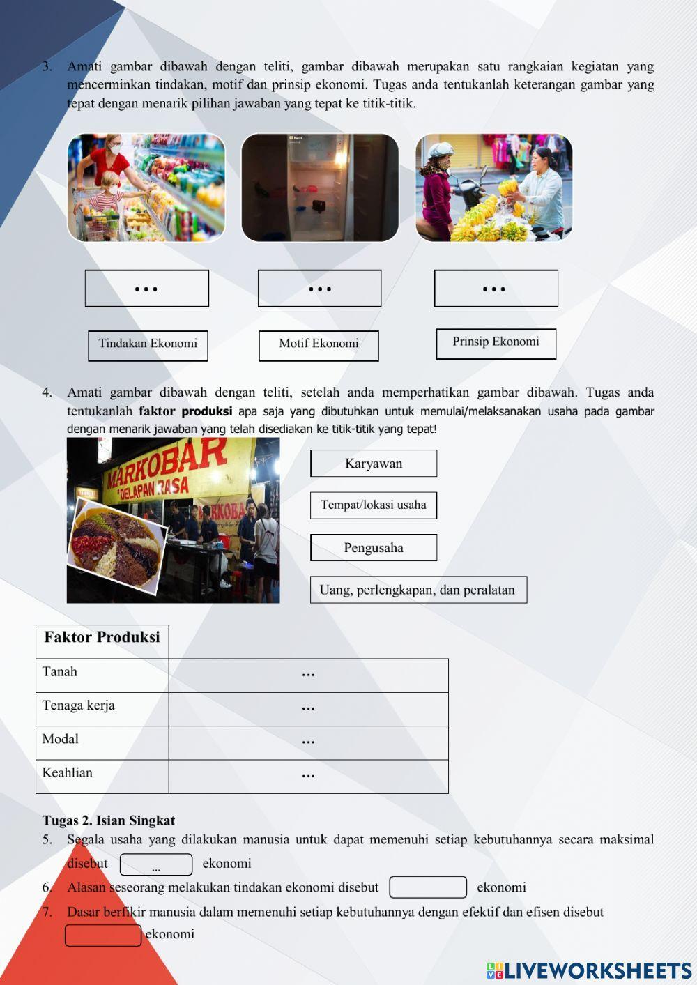 Penilaian Harian 1 KD. 3.3 & 4.3 IPS Kelas 7 Semester Genap