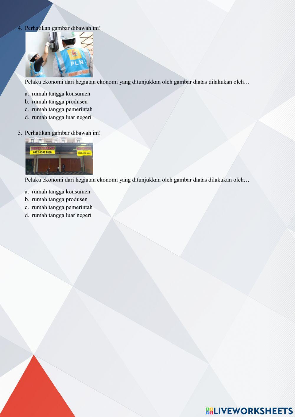 Penilaian Harian 1 KD. 3.3 & 4.3 IPS Kelas 7 Semester Genap