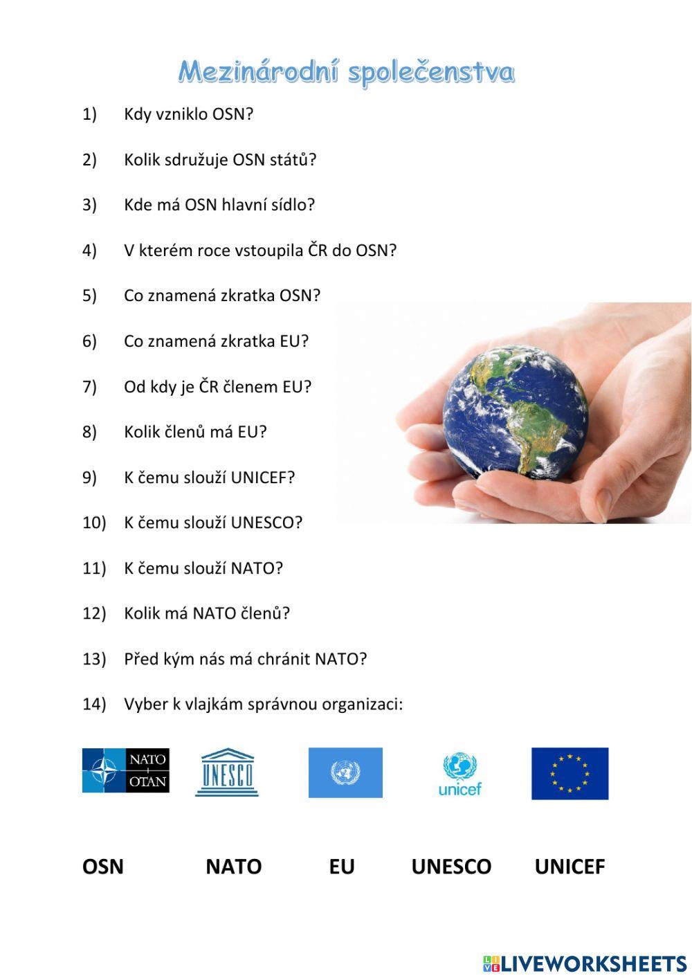 Mezinárodní společenstva