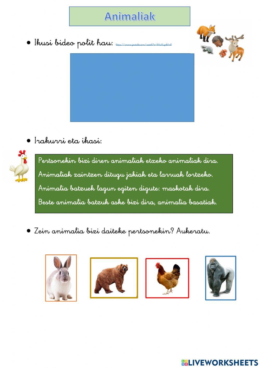 Animaliak Animaliak