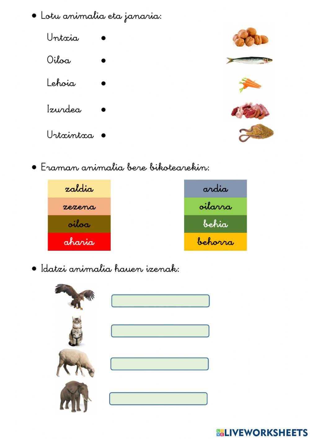 Animaliak Animaliak
