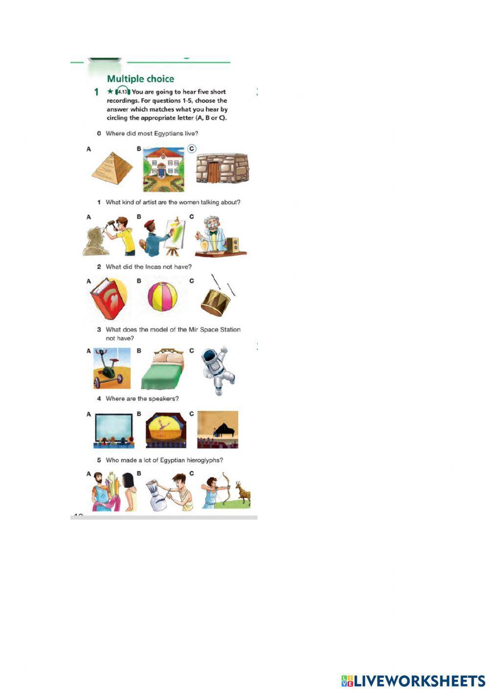 Smartime 1 unit 5 listening