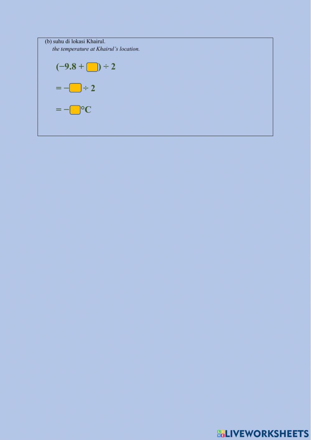 TP4 - Pengiraan Perpuluhan Positif dan Negatif