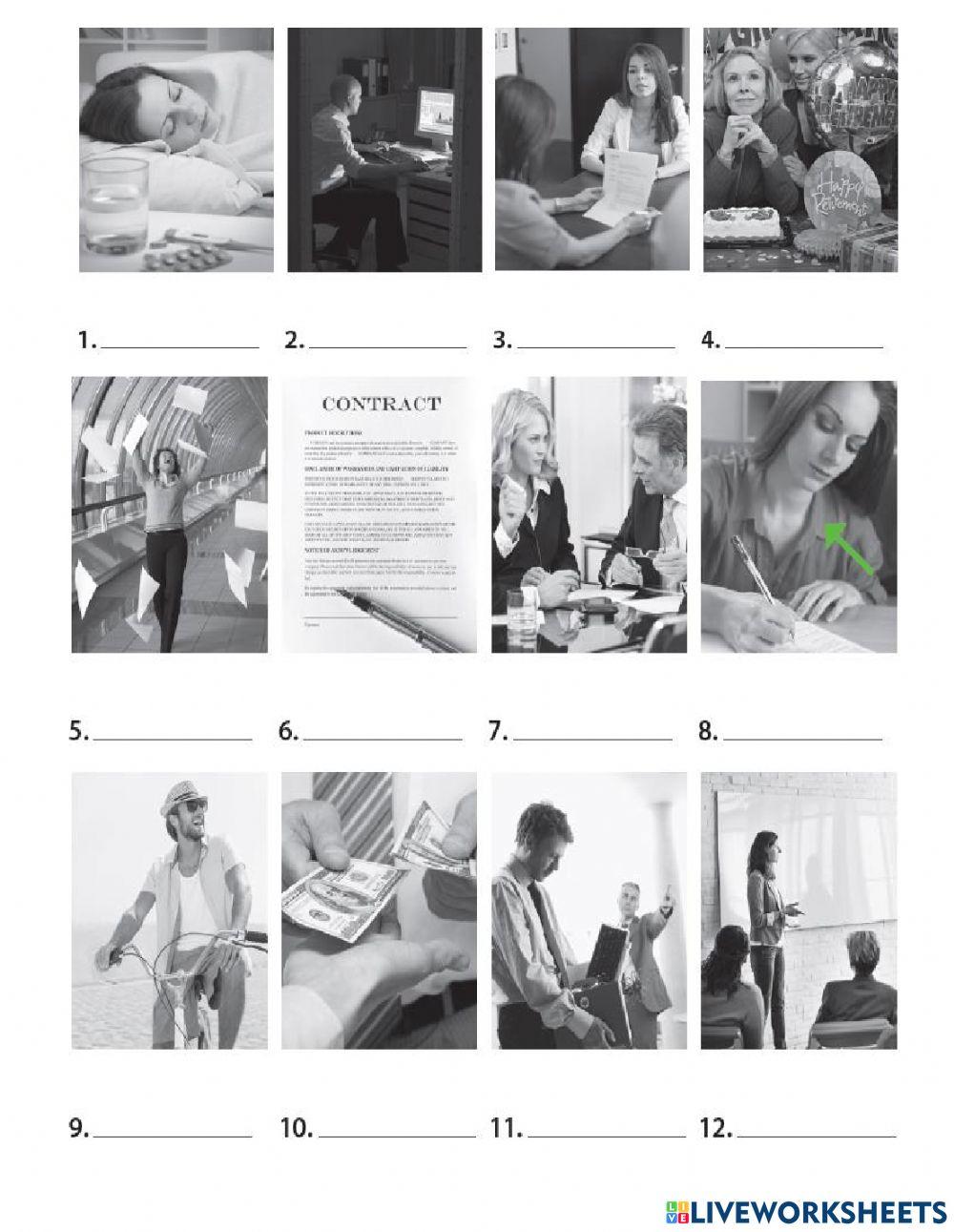 Building. Unit 10. The world of work