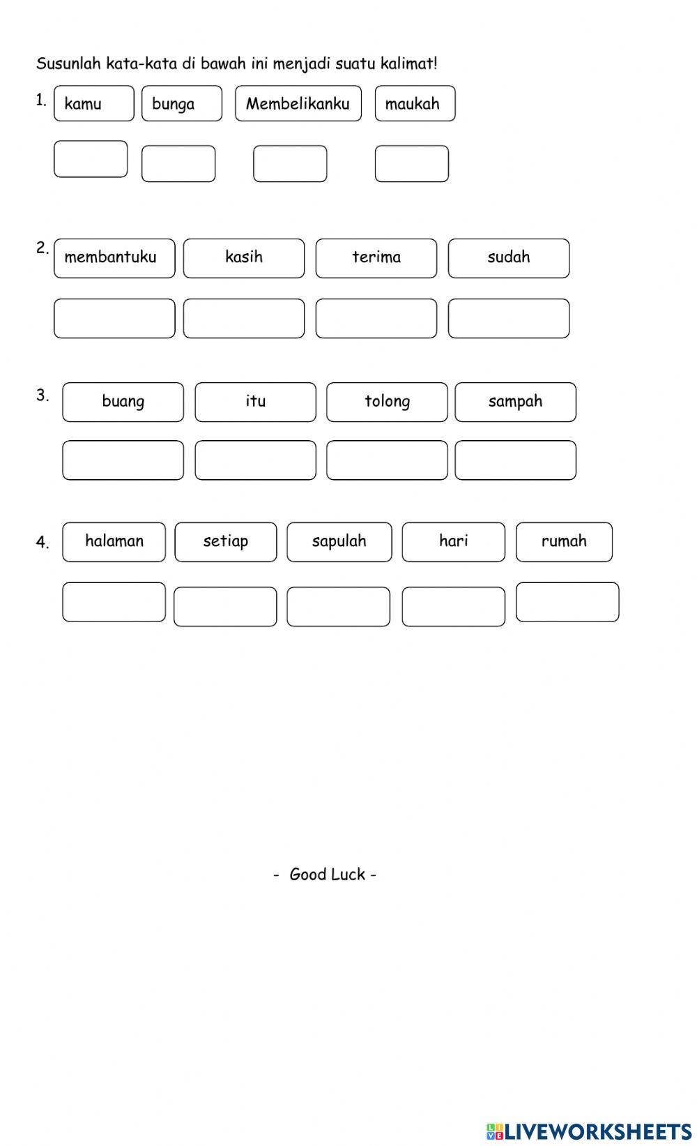 Tematik (PKN dan Bahasa Indonesia) kelas 1