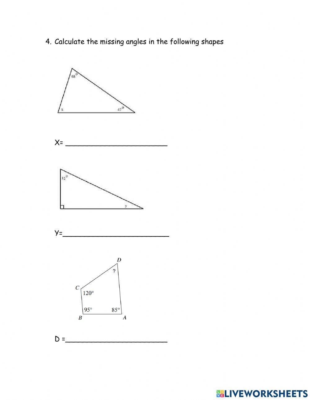 756289 | Review Maths 4 | MsStoute | LiveWorksheets