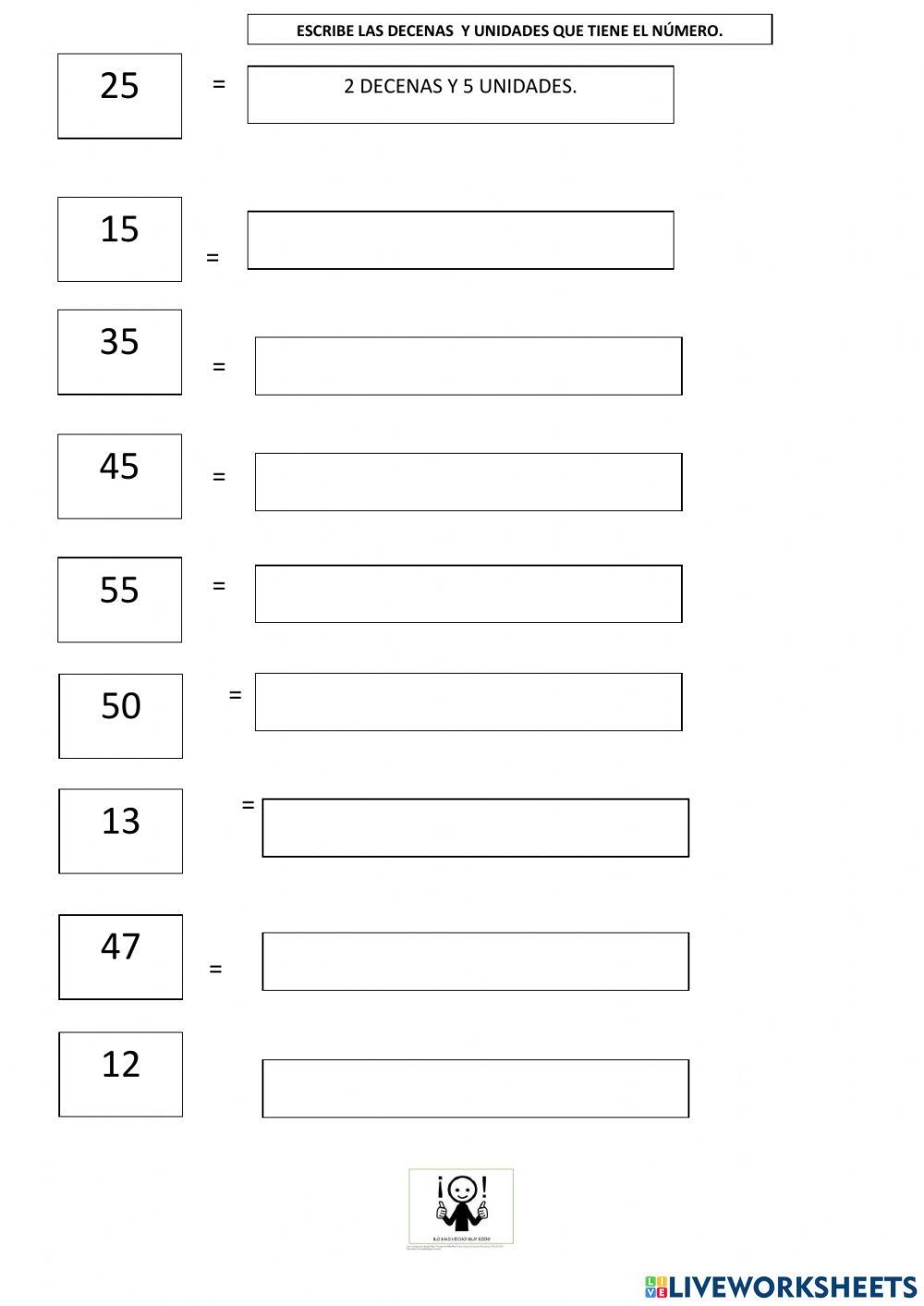 Descomponer un número