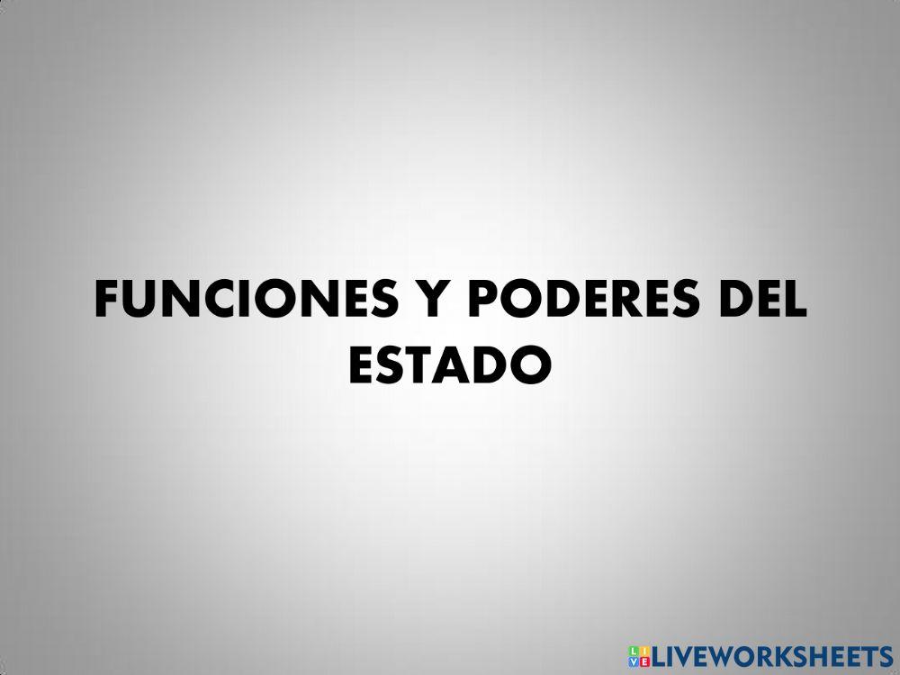 Funciones del Estado