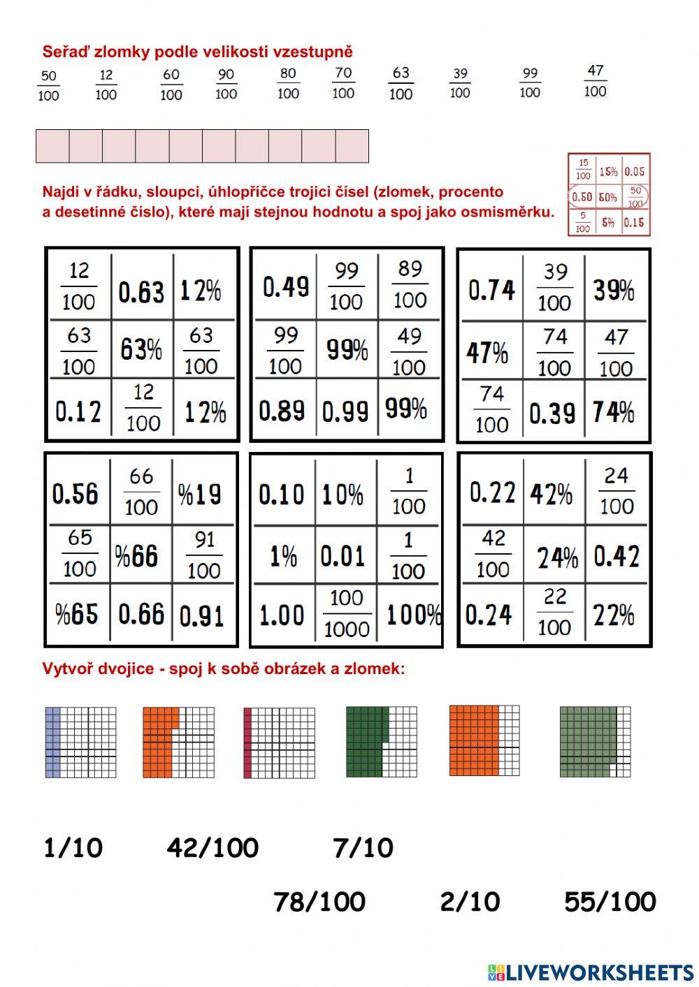 Desetinné zlomky hravě