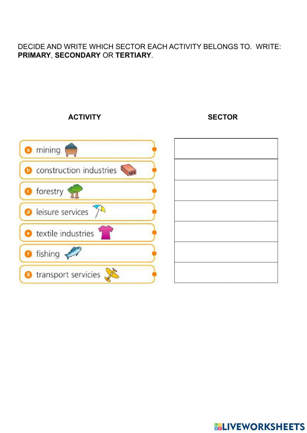 Activity - Sector