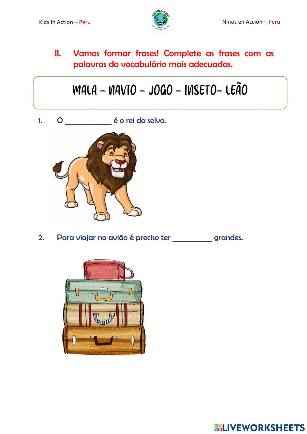 As letras do alfabeto