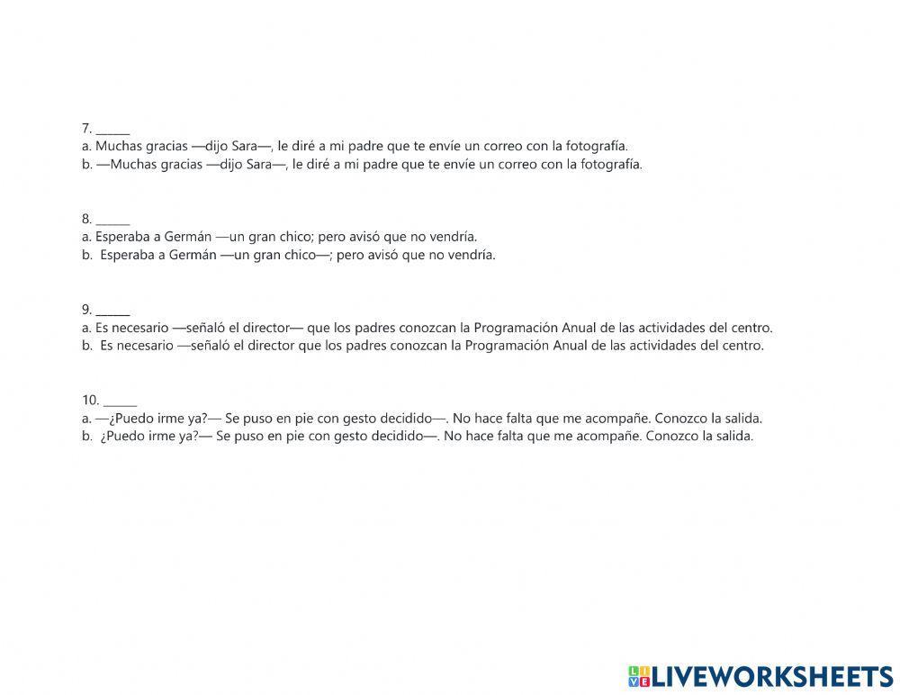 Signos de puntuación