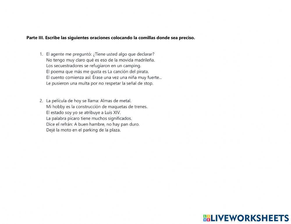 Signos de puntuación