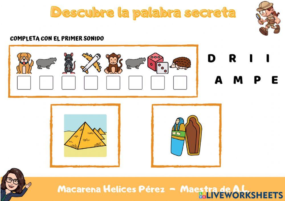 Egipto - Palabras Secretas