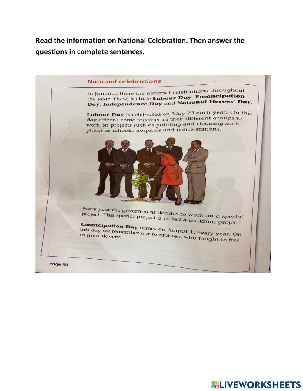 Jamaica's National Celebraton