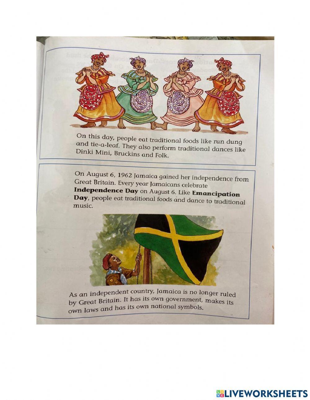 Jamaica's National Celebraton