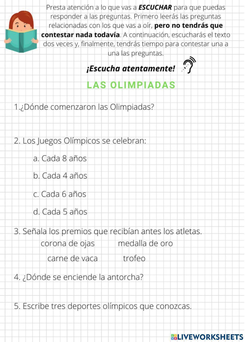 Las olimpiadas