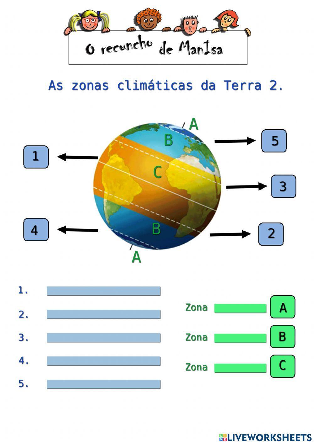 As zonas climáticas da Terra 2