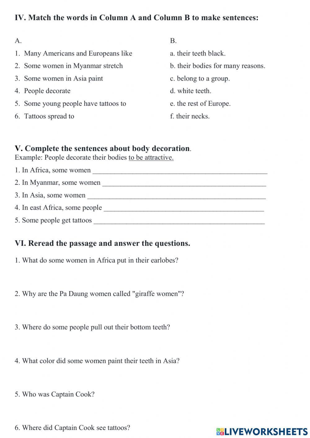 Why do people decorate their bodies?