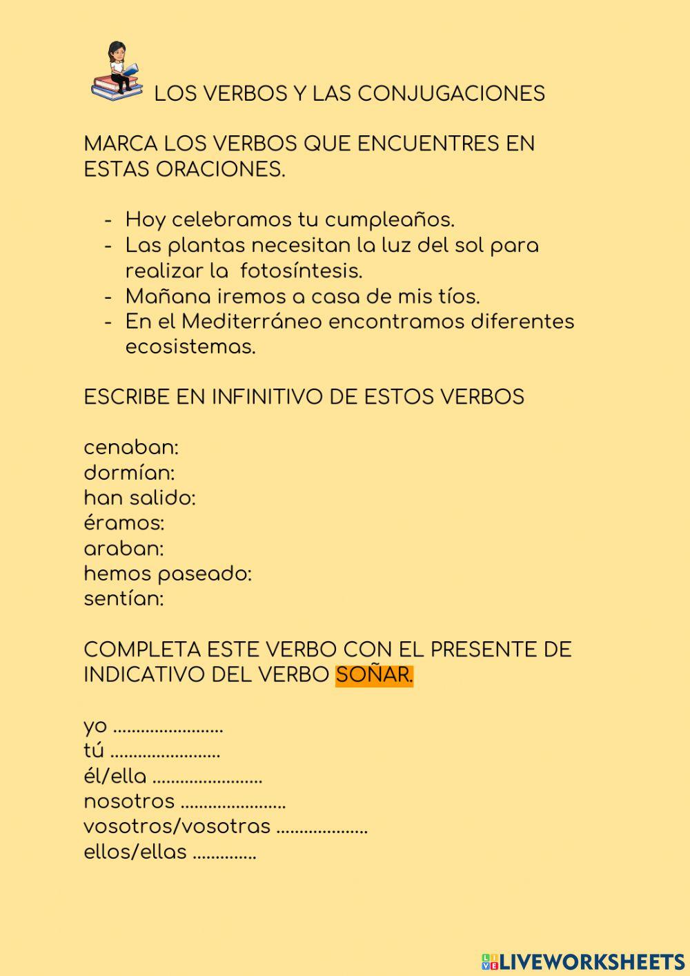 Verbos y conjugaciones