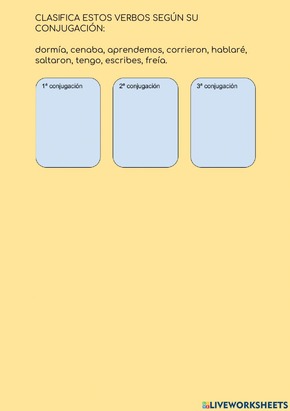 Verbos y conjugaciones