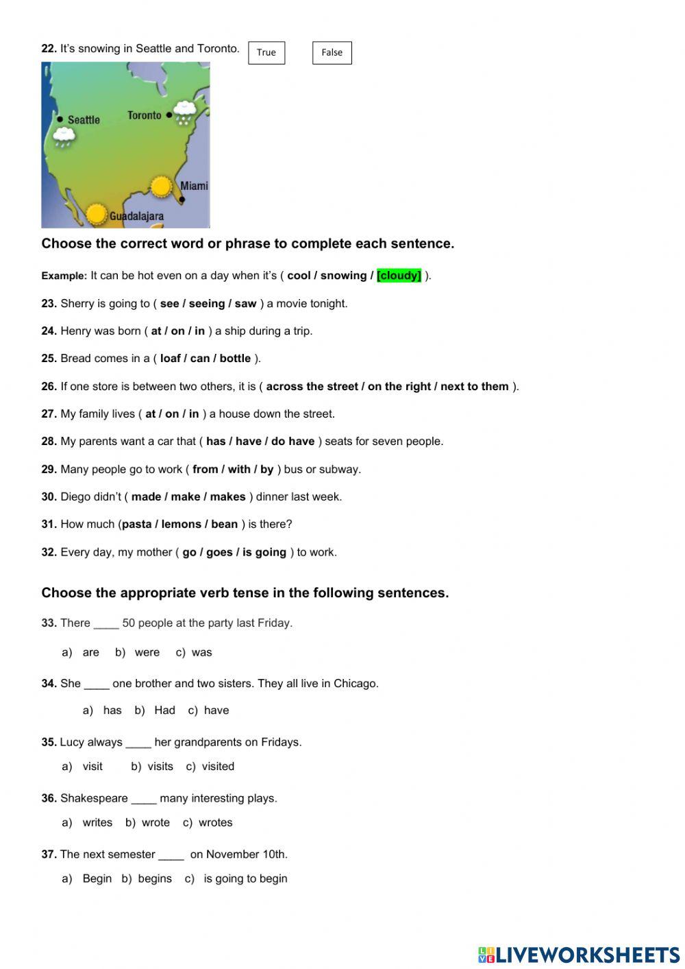 TNF 6 achievement exam