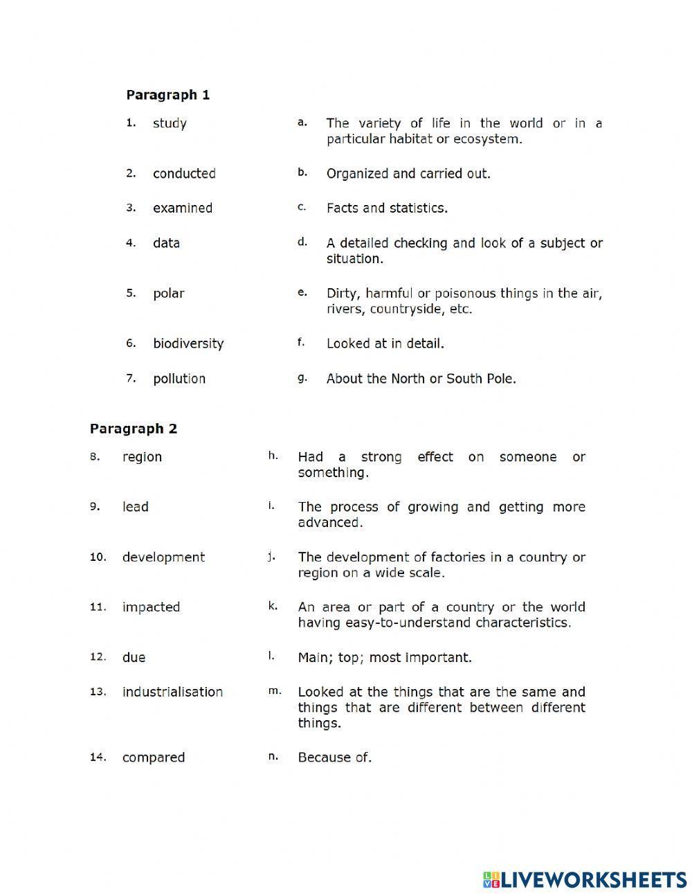 Listen and Answer: Rivers of the Earth