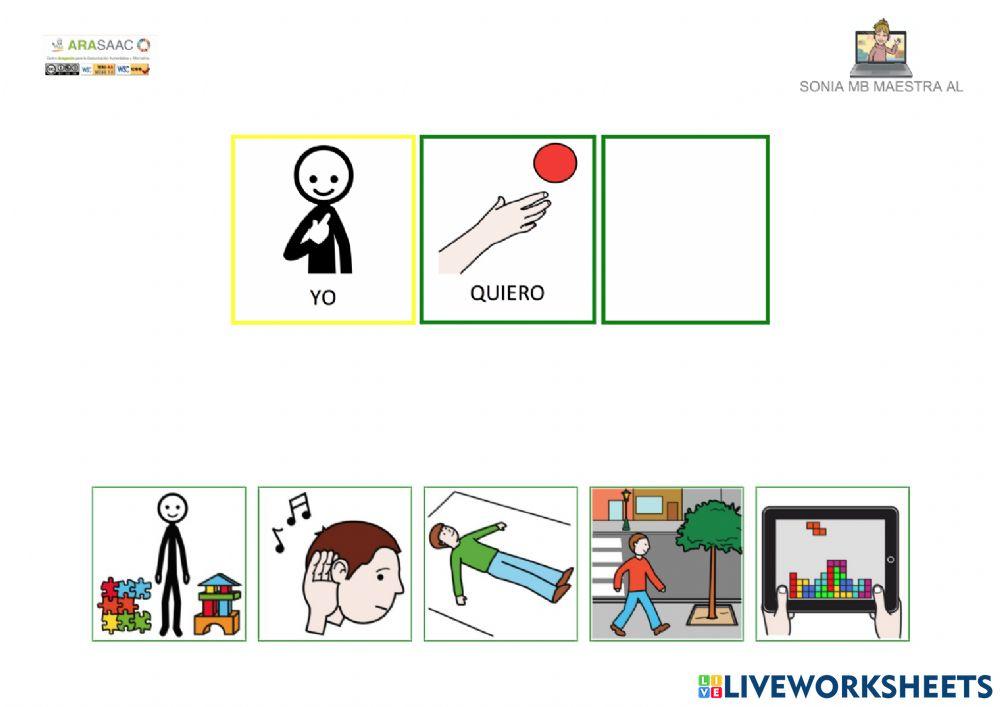 Tablero de comunicación - intereses