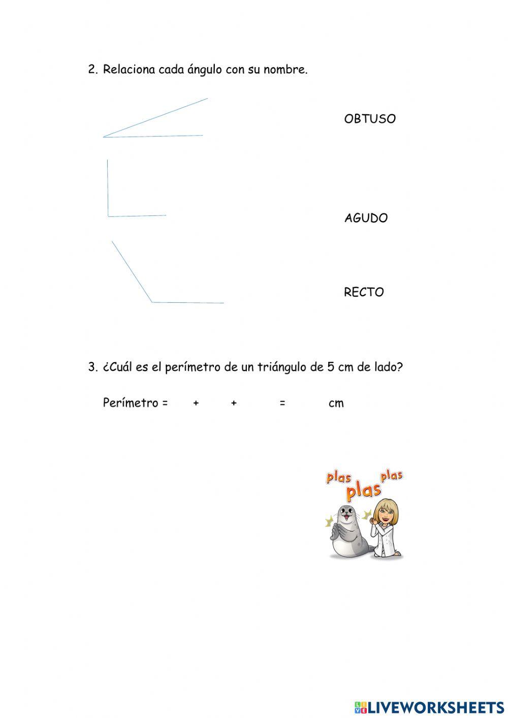Polígonos, ángulos y perímetro