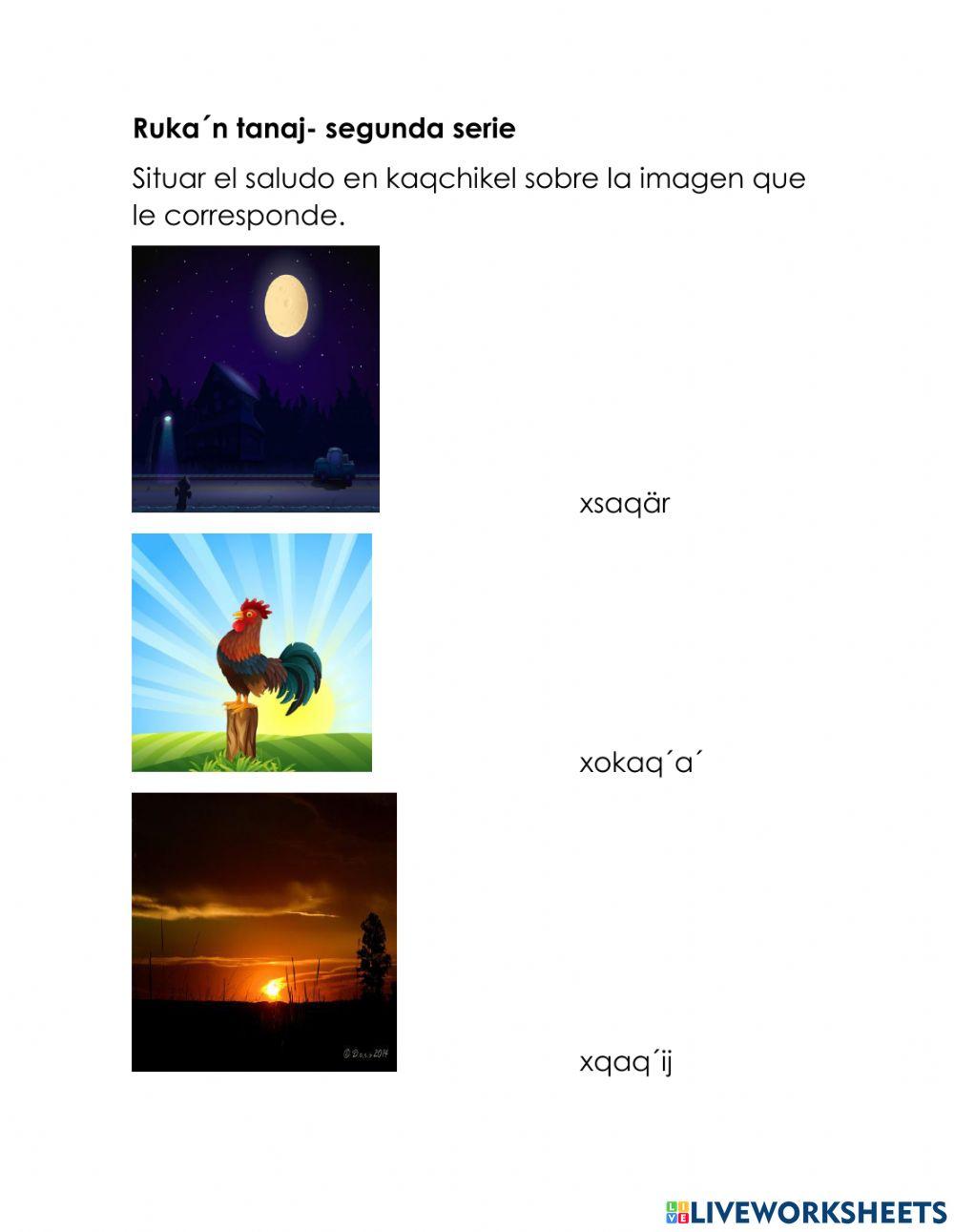 Sustantivos y adjetivos en kaqchikel