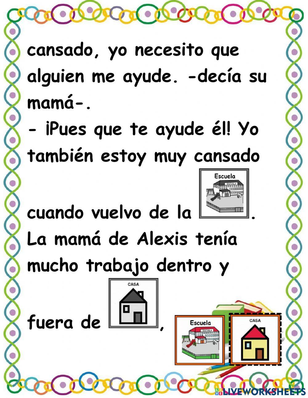 Cuento “No me gusta Limpiar la casa”
