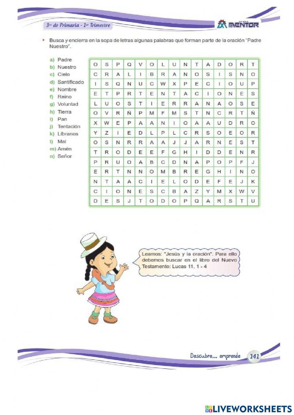 Oración padre nuestro