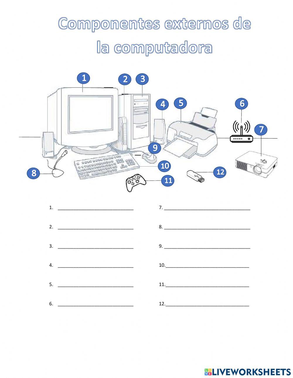 Partes de computadoras