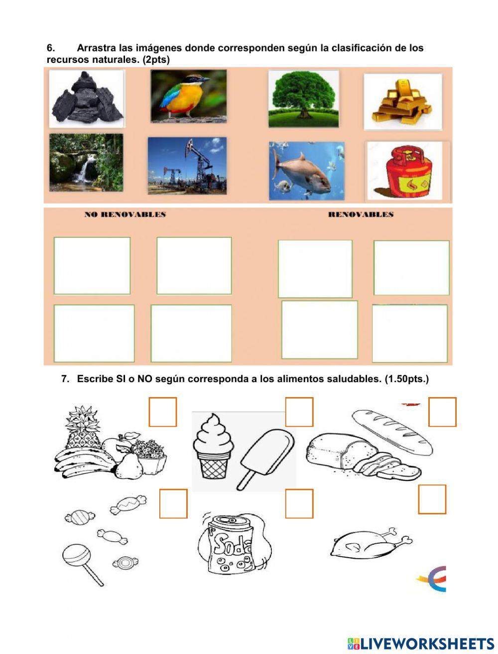 Evaluacion de Ciencias Naturales