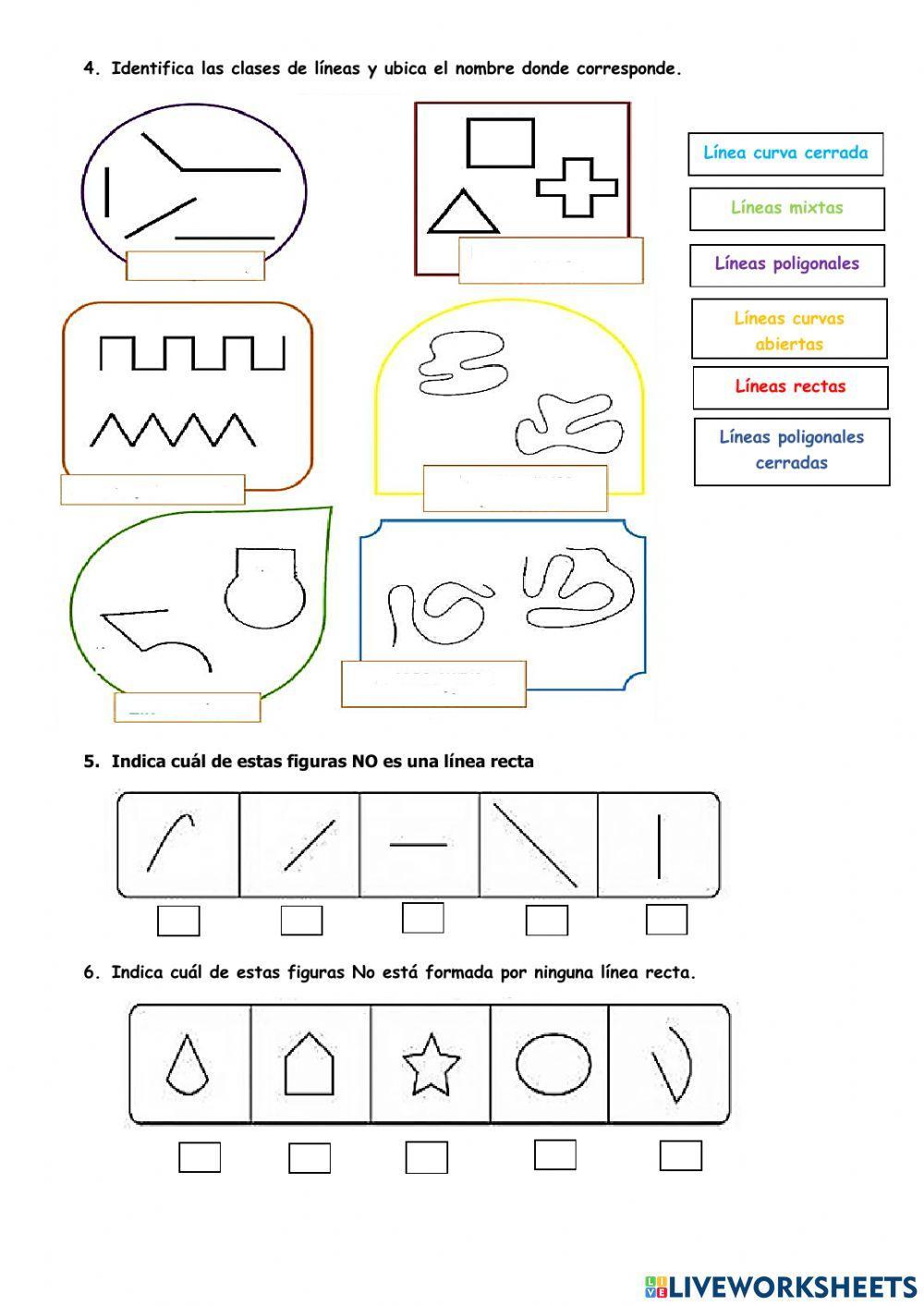 Reconociendo tipos de líneas