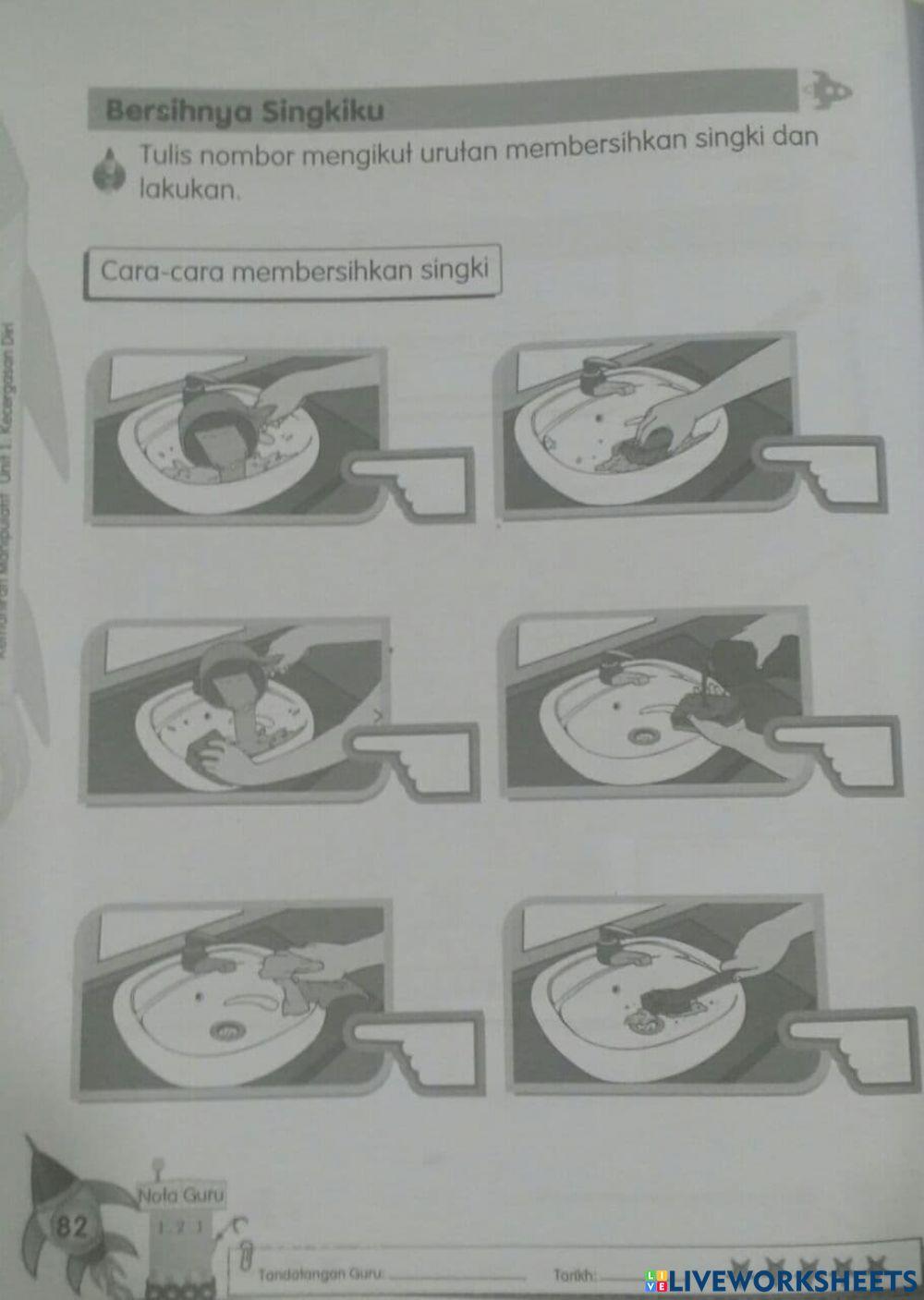 KEMAHIRAN MANIPULATIF - cuci singki