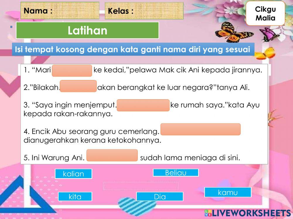 Kata ganti nama diri