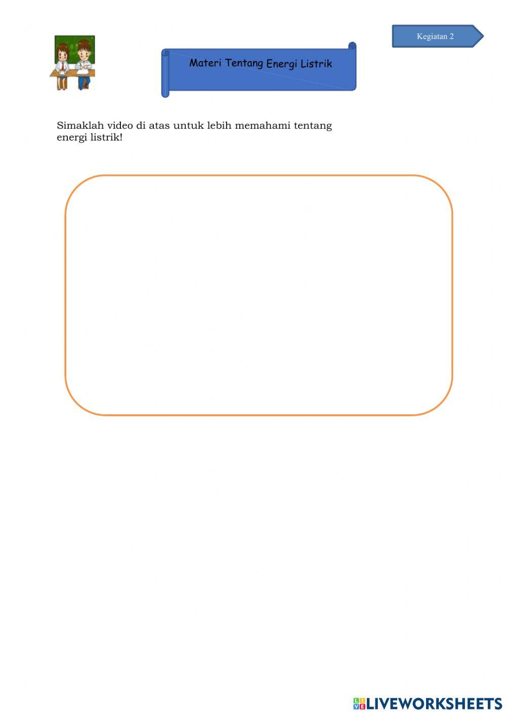 LKPD IPA Materi Energi Listrik