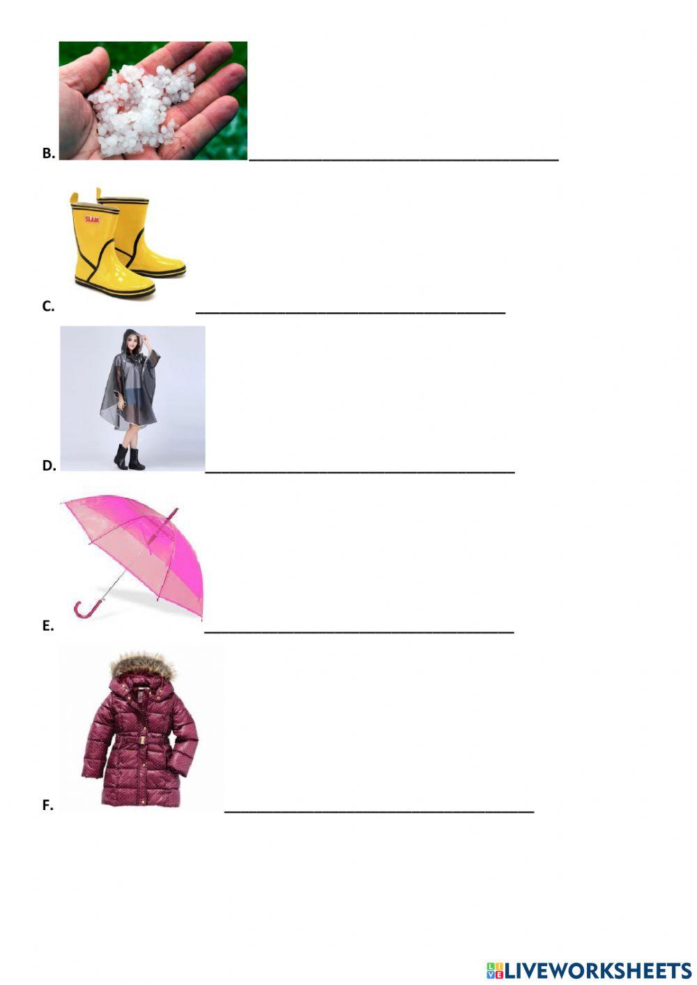 Het weer - Lees en schrijf!