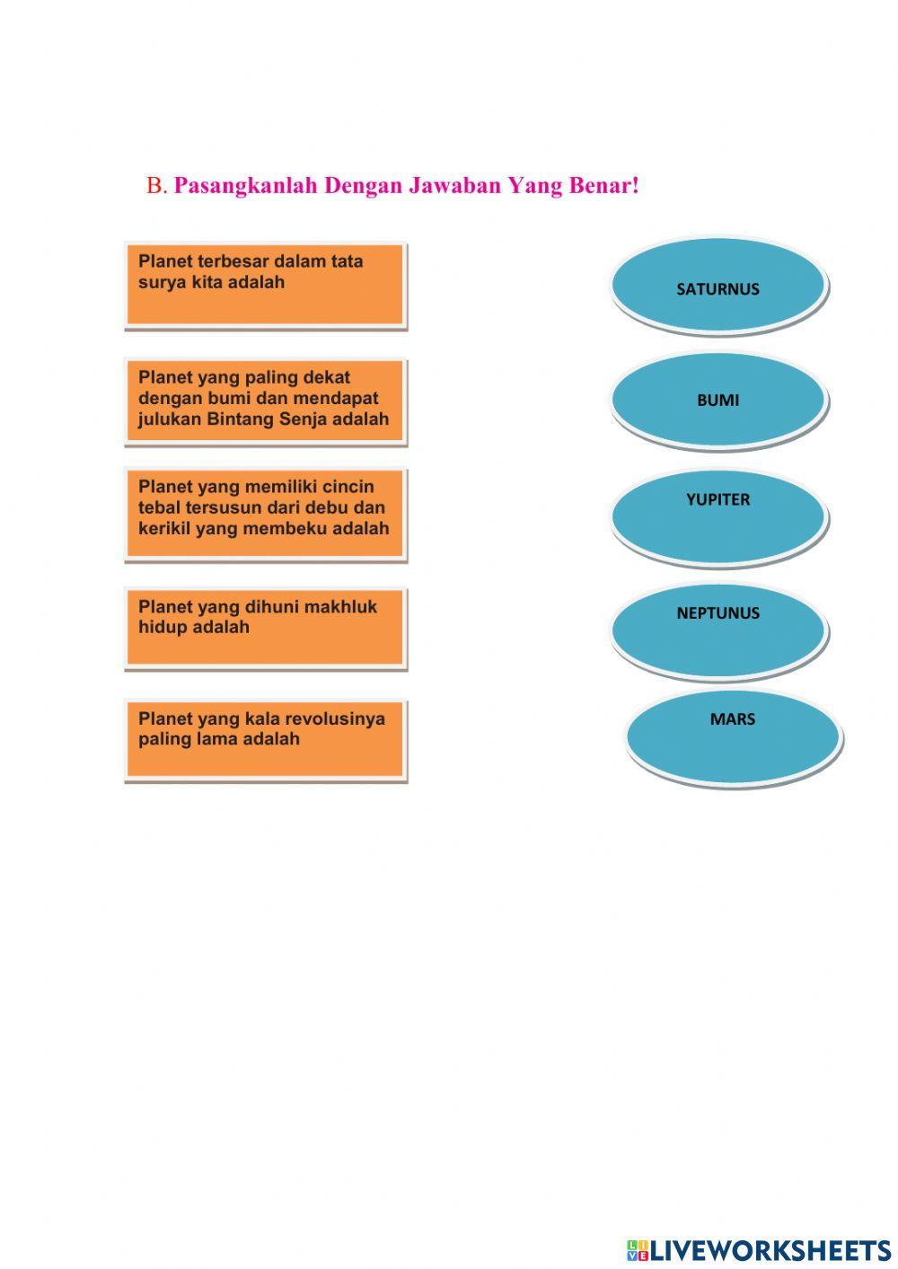 Tugas worksheets online