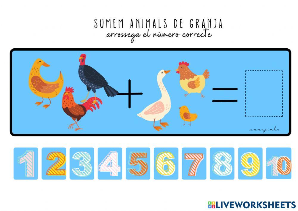 Sumes d'animals