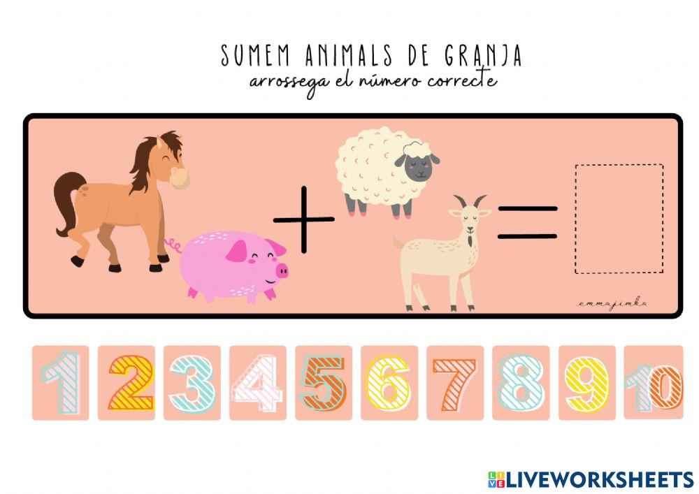 Sumes d'animals