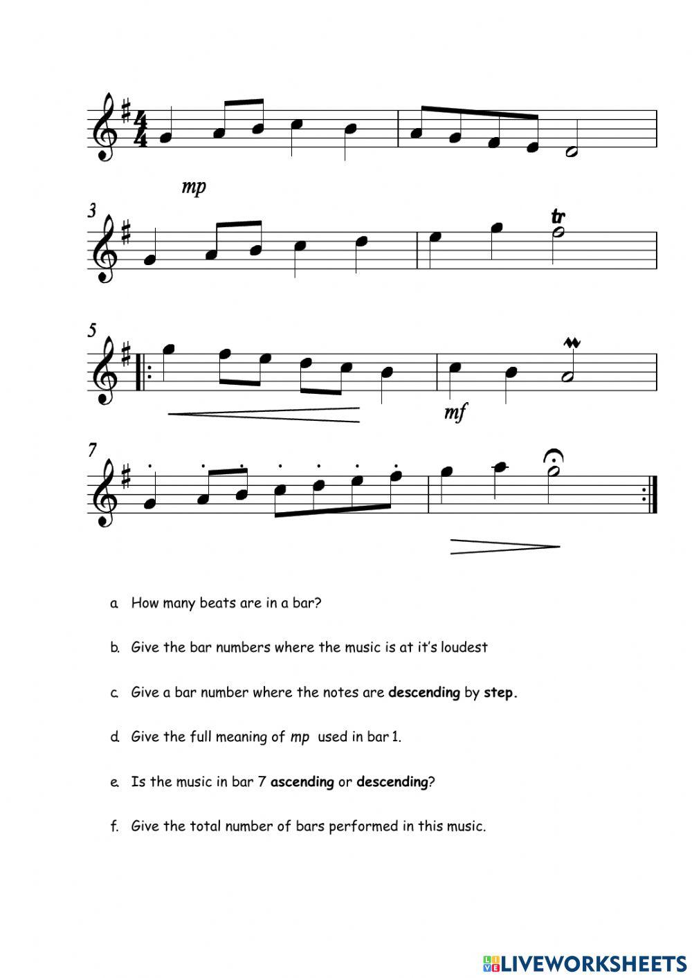 National 5 Literacy Question 1