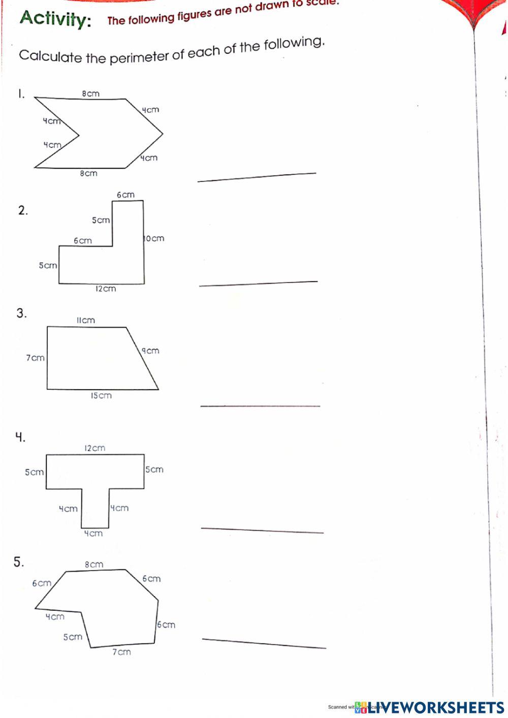 Perimeter of Ir Free Interactive Worksheets 4795878