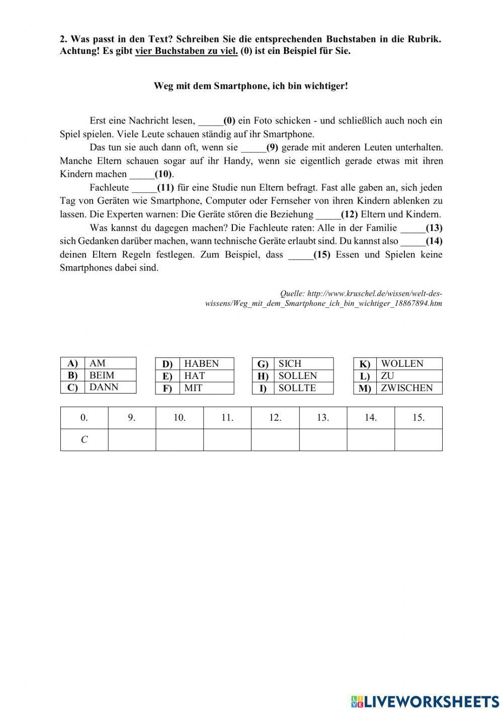 Abitur Grammatik 2019