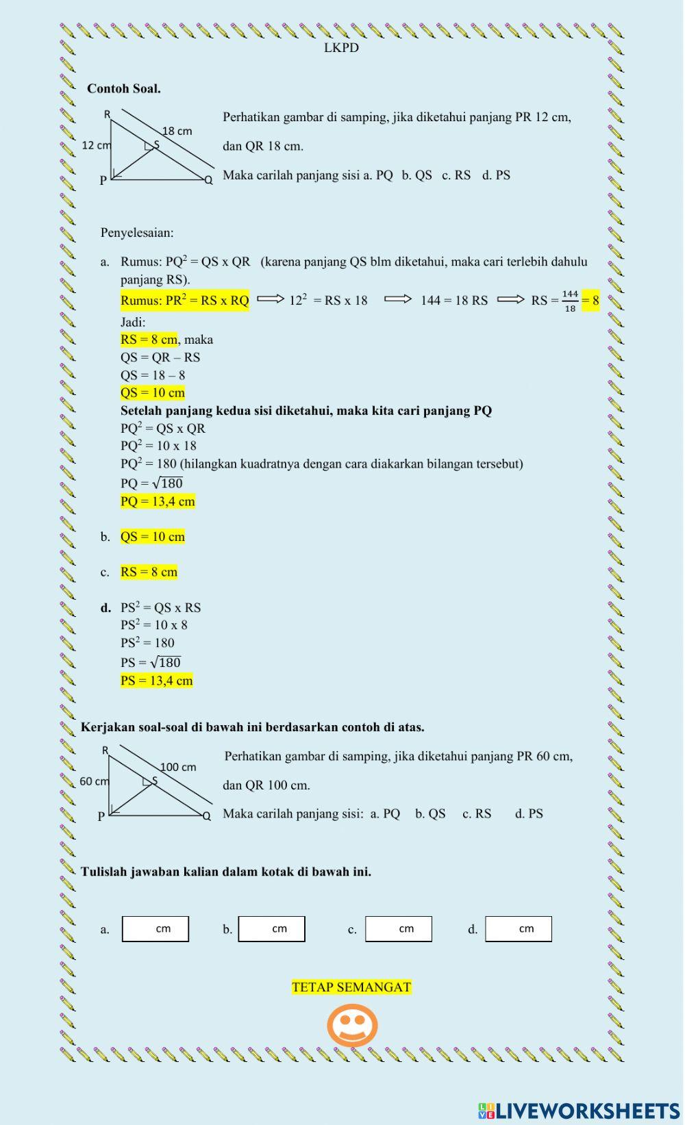 Kesebangunan Dua Segitiga