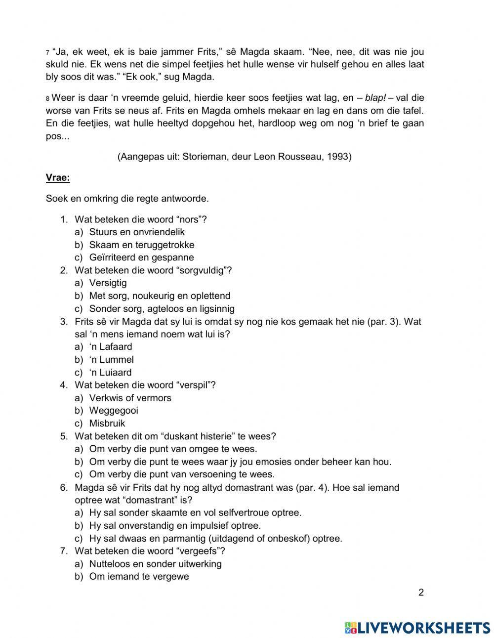 Die drie wense begripstoets