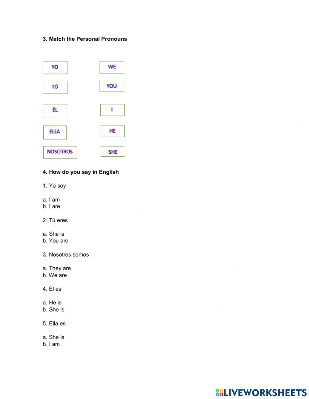 Test Inglés Grado 2