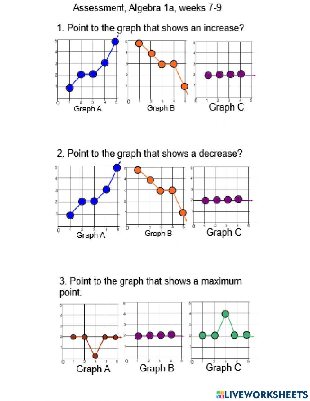 Graph ordered pairs worksheet Live Worksheets